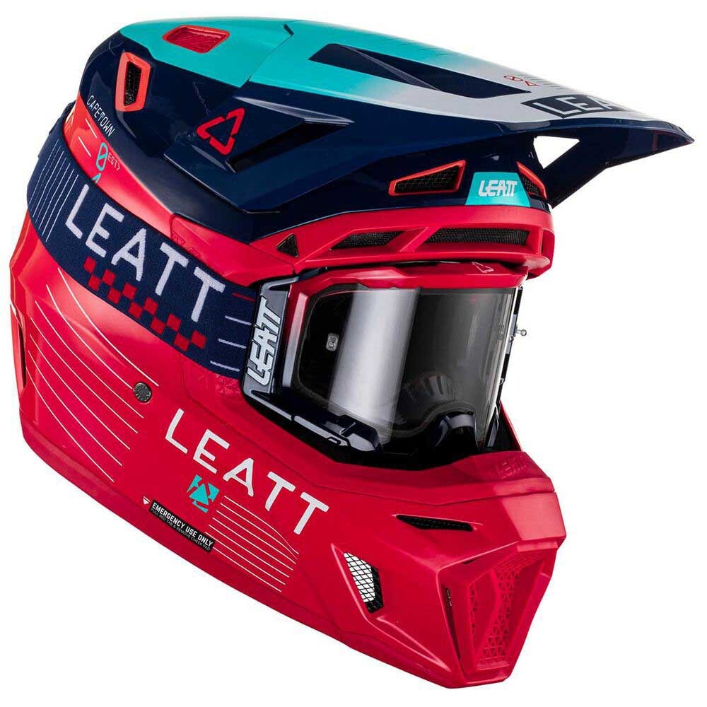 

Комплект шлема Leatt 8.5 V23 Motocross, красный
