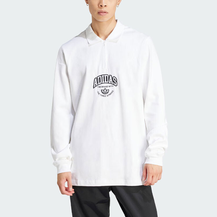 Рубашка поло VRCT мужская белая Adidas Originals, белый — фото 2