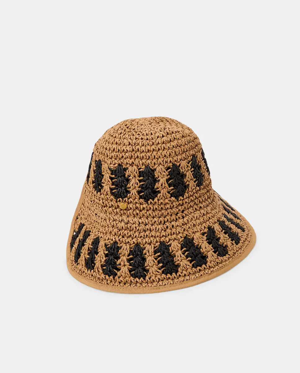 

Двухцветная бумажная шляпа Tintoretto, цвет Tostado