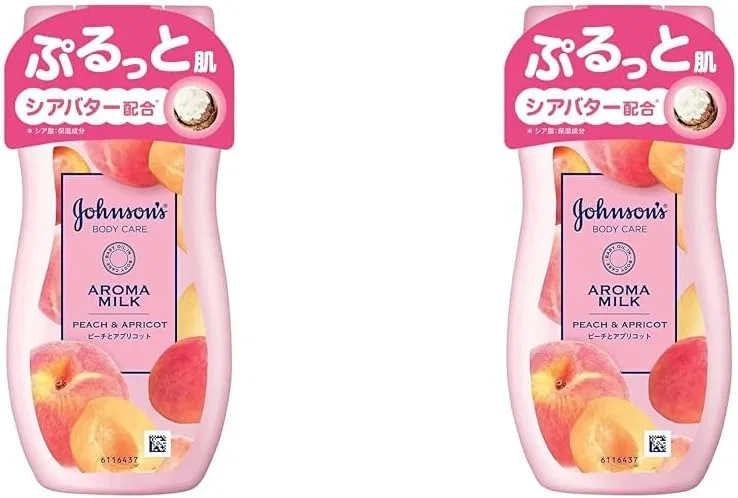 Лосьон для тела Johnson's Body Care Aroma Milk с ароматом персика и абрикоса, 200 мл, 2 шт Johnson & Johnson