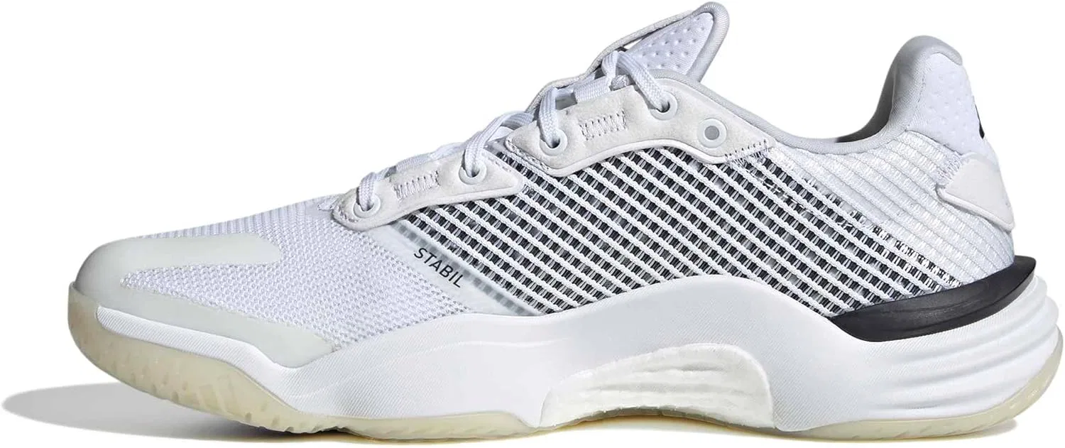 Мужские домашние кроссовки Adidas Stabil 16, White / Black. — фото 2