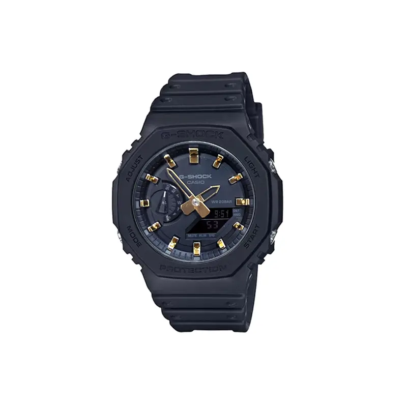 

Унисекс часы CASIO серии с двойным дисплеем жидкокристаллическим/аналоговым черные