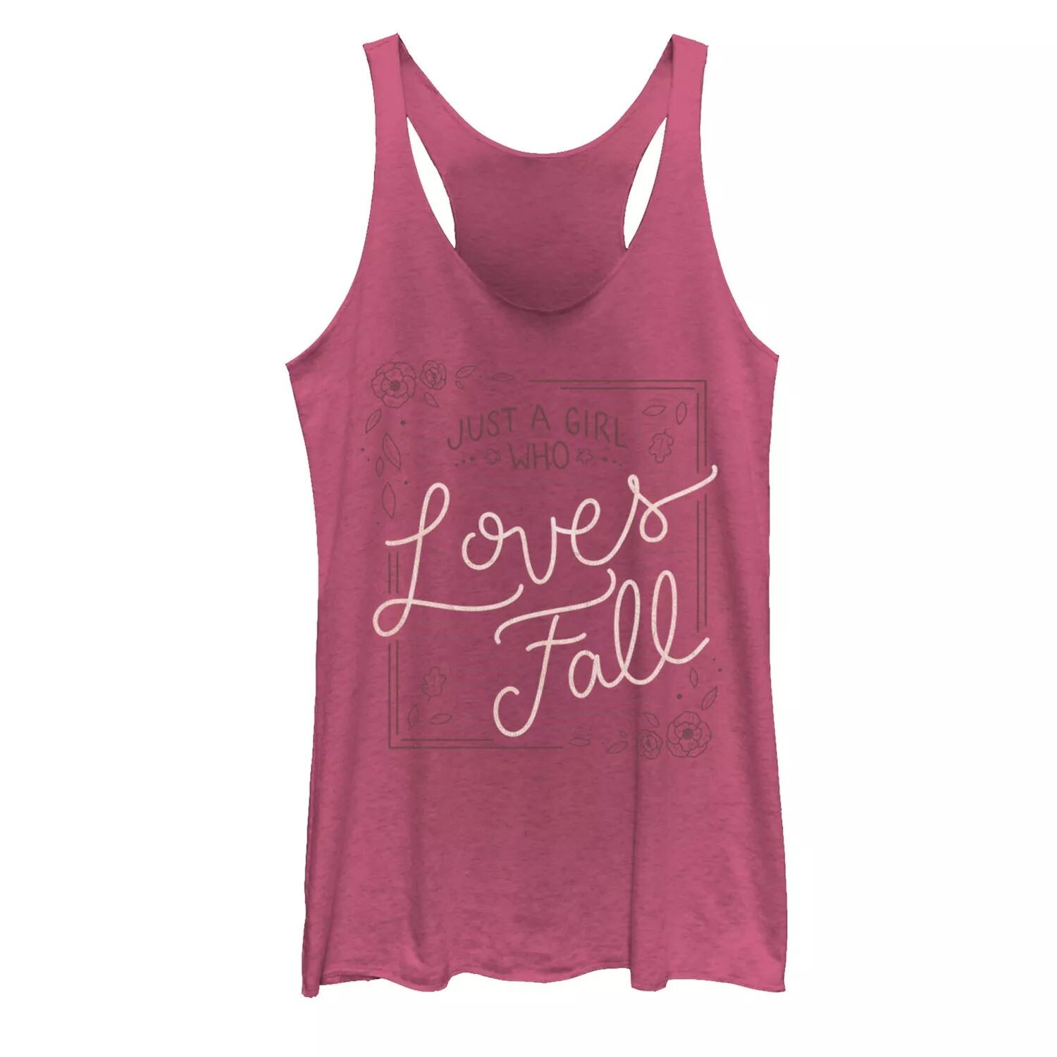 

Майка с надписью «Just A Girl Who Loves Fall» для юниоров в рамке