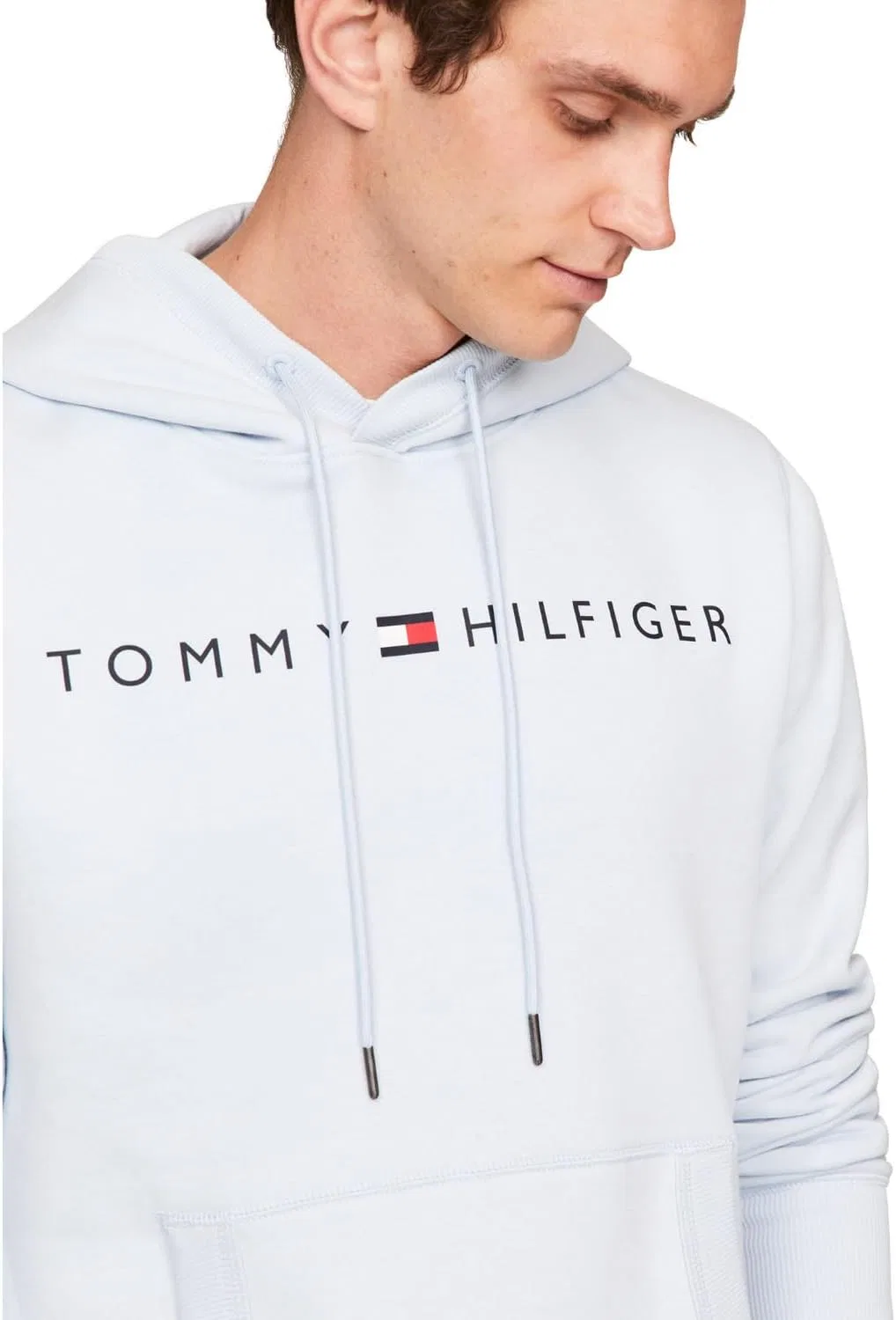 Толстовка капюшон Tommy Hilfiger, деним, Breezy Blue — фото 2