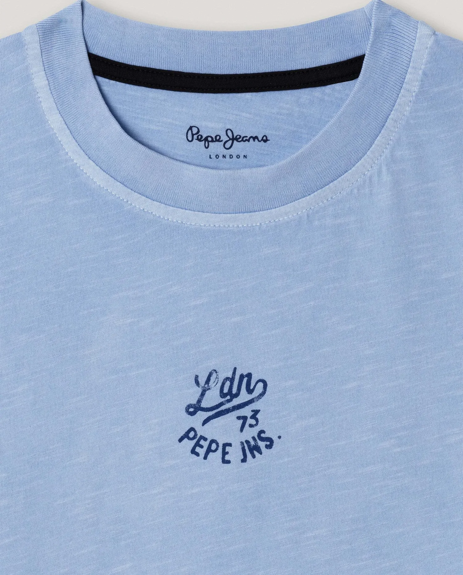 Детская футболка с рисунком на спине, свободного кроя Pepe Jeans, синий — фото 4