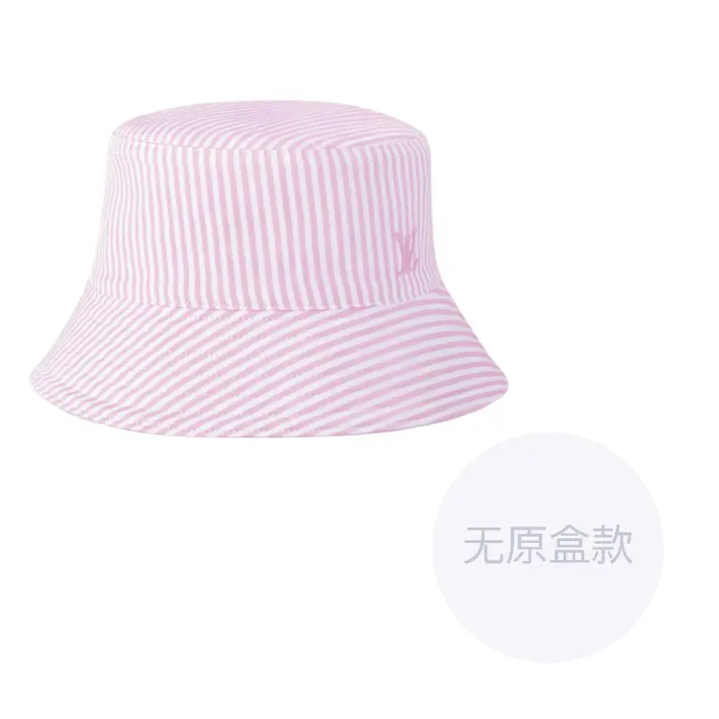 

LOUIS VUITTON Кепка-ведро в полоску, Pink