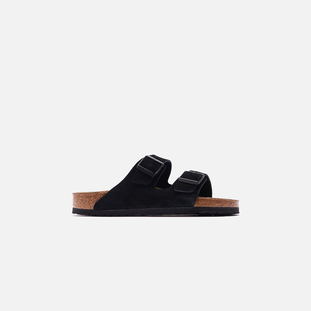 

Сандалии Birkenstock Arizona Soft Footbed Suede, черный