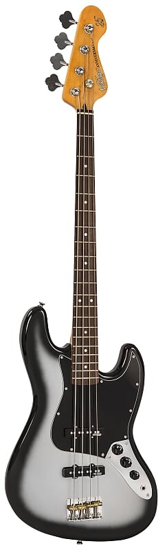 

Басс гитара Vintage 25th Anniversary VJ74 Silverburst Electric Bass Guitar #66/100 w/Gig Bag