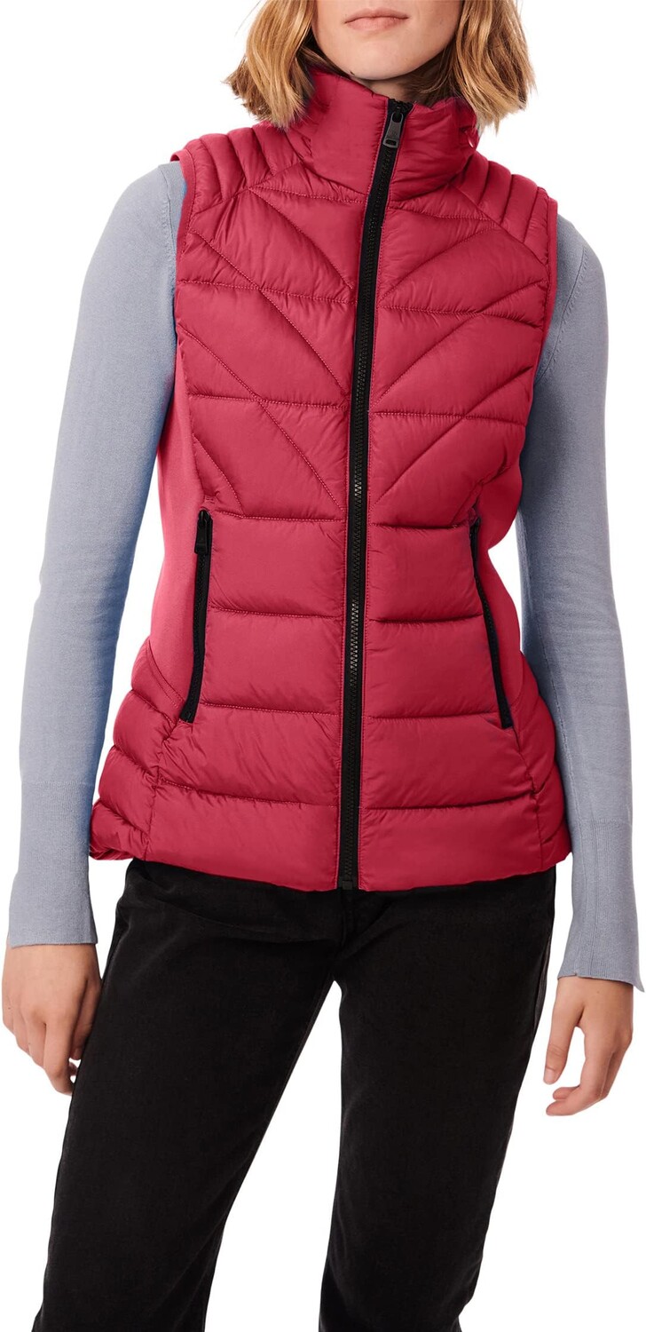 

Пальто Bernardo Fashions Softy Glam Quilted Vest with Neoprene Combo, цвет Vivacious