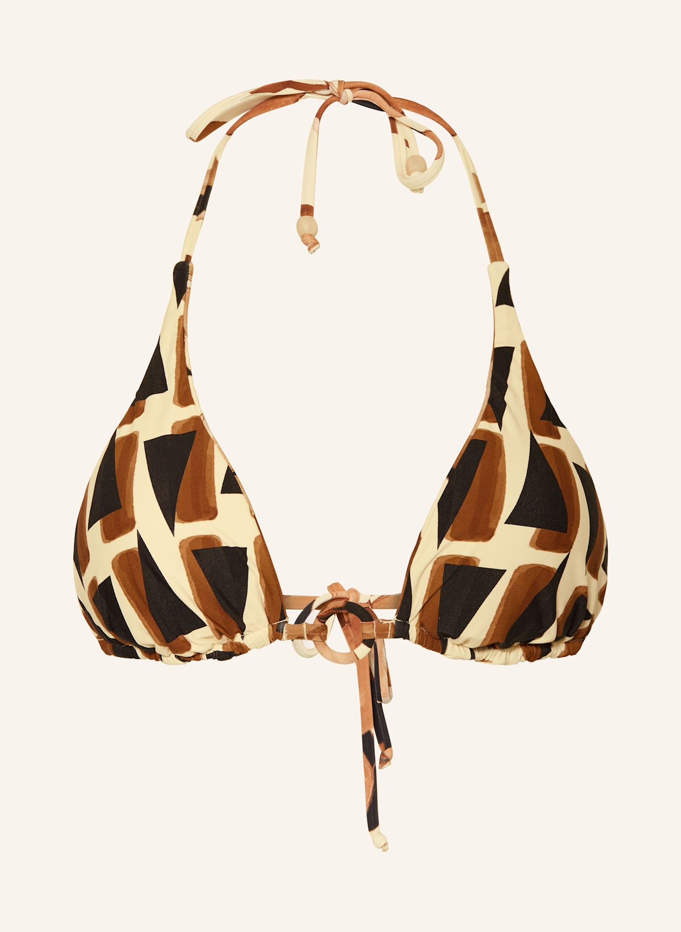 

Треугольный бикини топ секретный сад двусторонний Seafolly, мультиколор