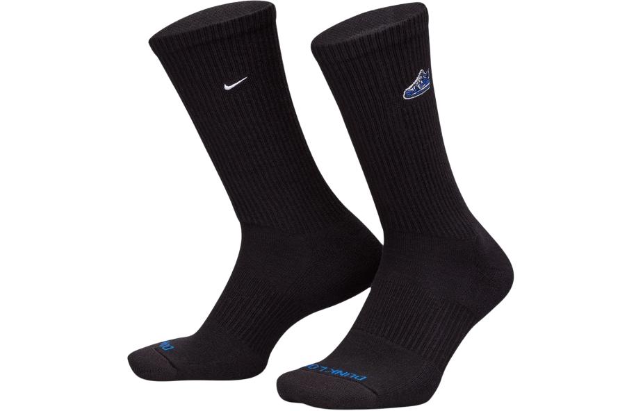 Мягкие носки Everyday Plus, 1 пара Nike, черный/campus royal синий/белый — фото 4