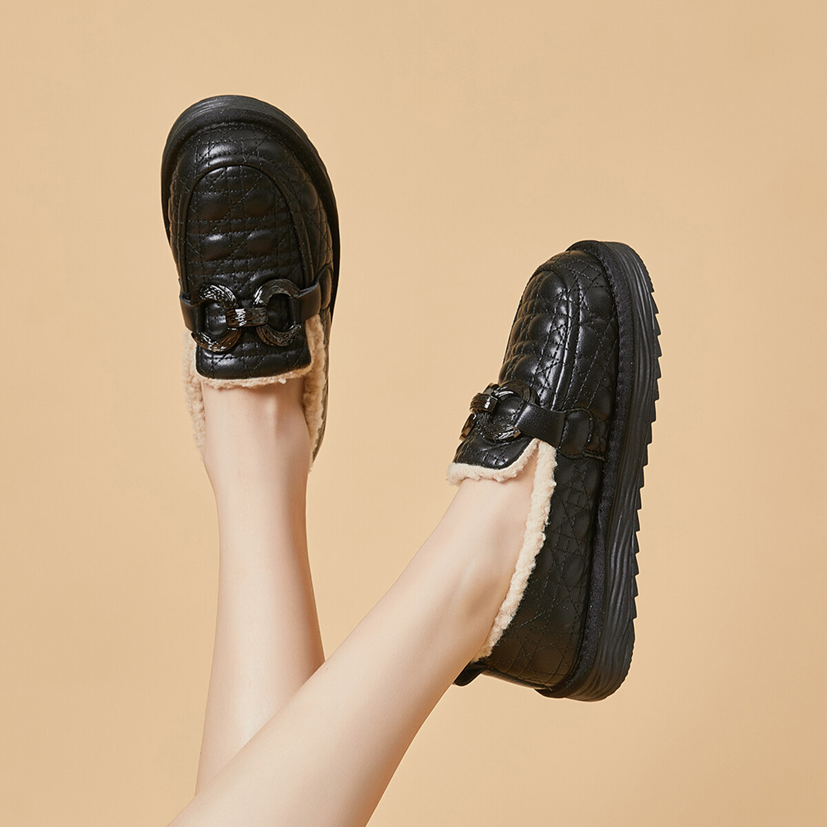 Туфли женские повседневные Women's Casual Shoes Women's Sobb, бежевый — фото 3
