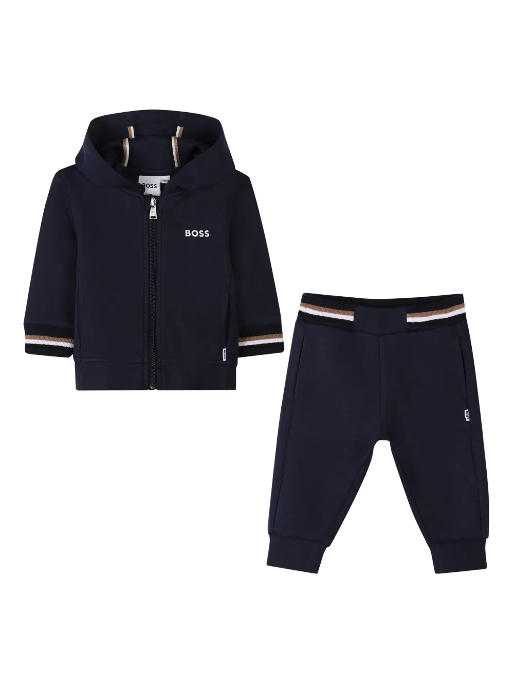 

Спортивный костюм с логотипом BOSS Kidswear, синий