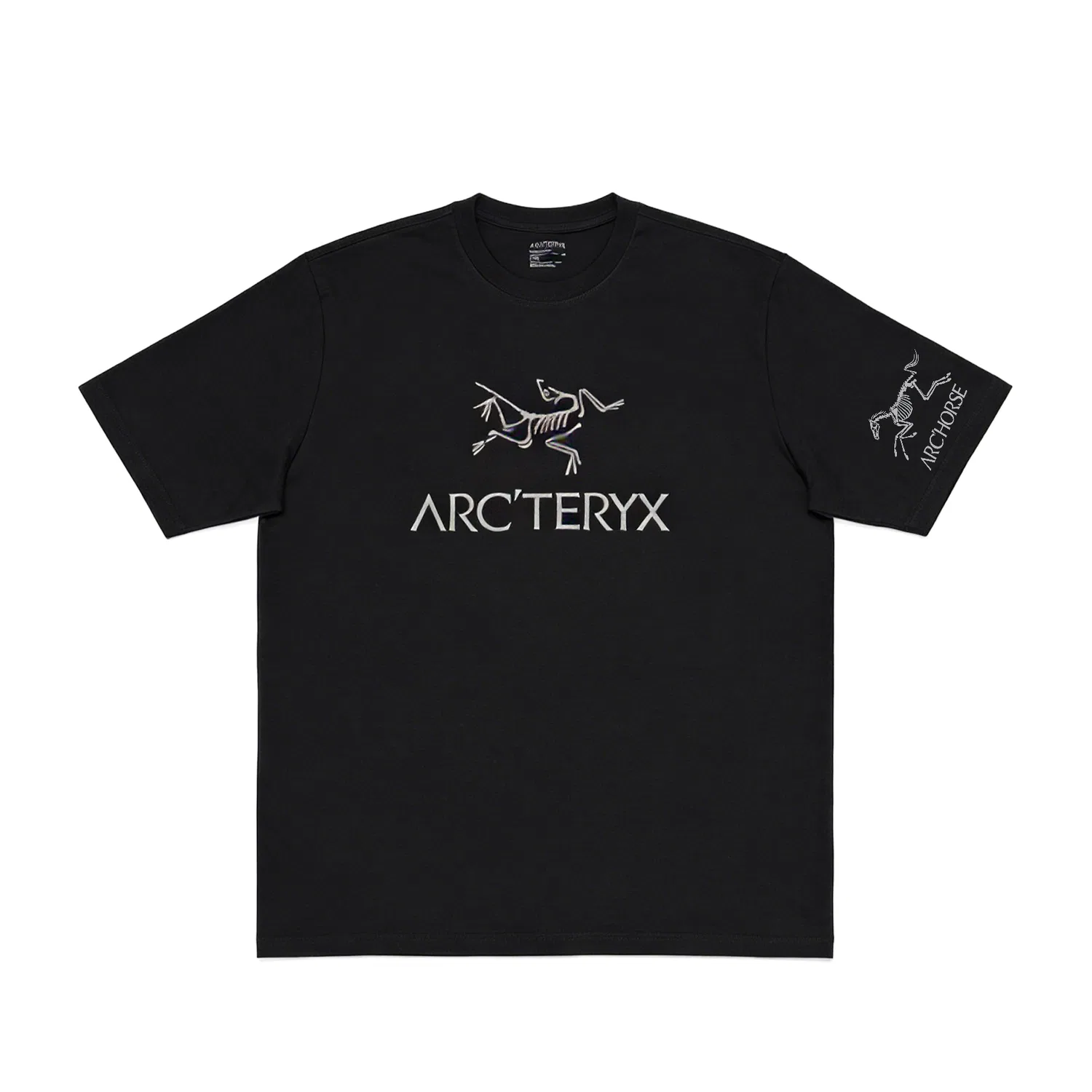 Arcteryx Футболка Merino Wool с логотипом Arc'teryx, черная — фото 3