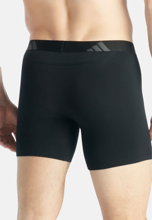 Длинные шорты / брюки 4 шт. в упаковке Active Flex Cotton эргономичные Adidas, черный — фото 3
