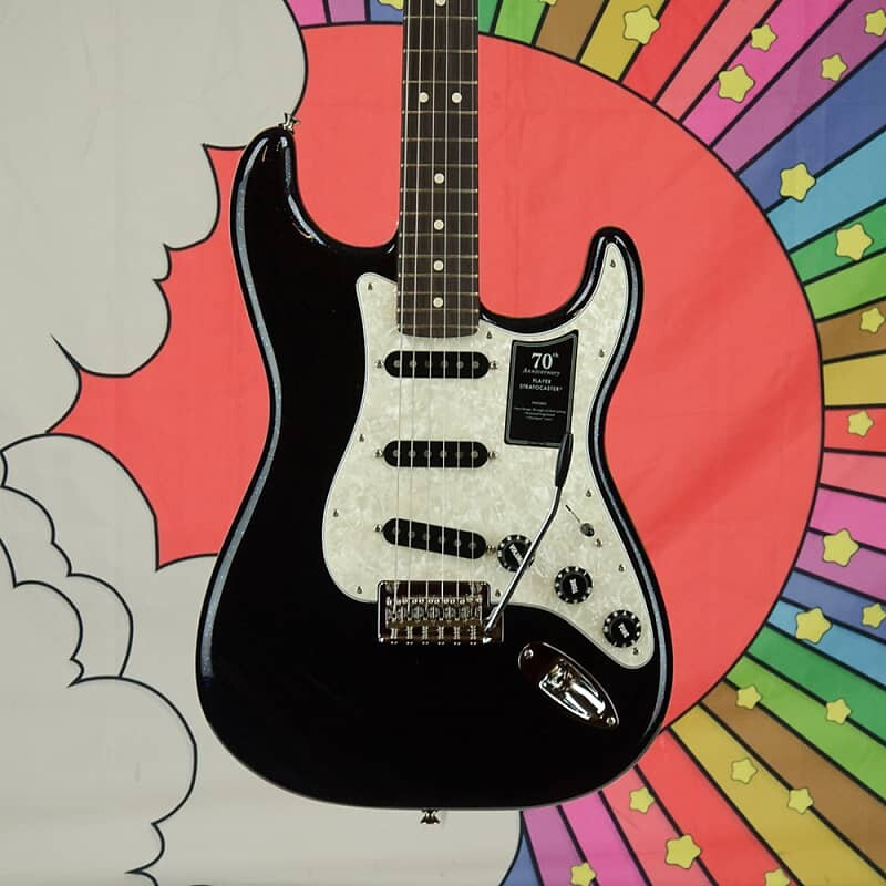 

Электрогитара Fender 70th anniversary player stratocaster, Rosewood neck, Nebula Noir