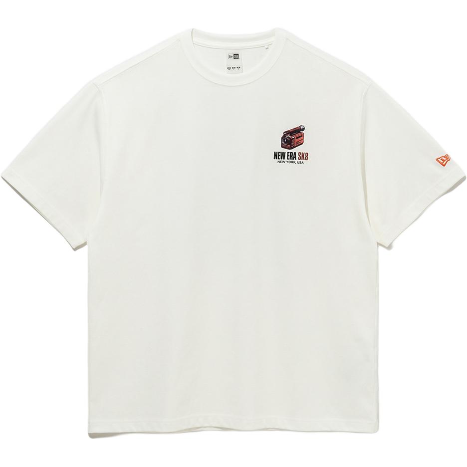 

New Era Футболка мужская белая, Белый, New Era Футболка мужская белая