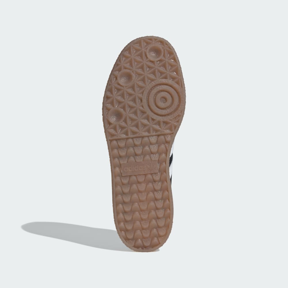 Кроссовки на платформе Adidas Sambae Shoes, цвет Core Black/Cloud White/Gold Metallic — фото 3