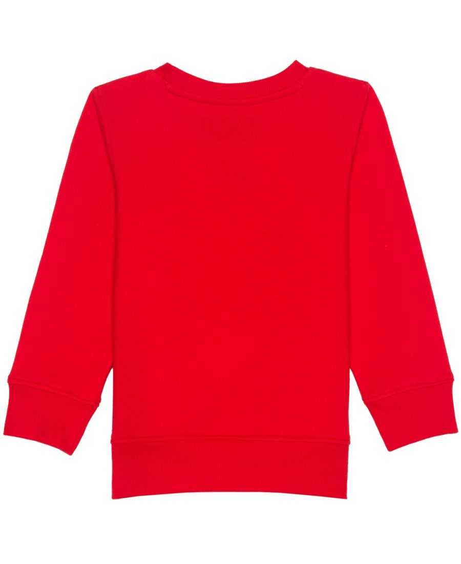 Детская толстовка с длинными рукавами и круглым вырезом для мальчиков (2T-5T) Spider-Man, Red — фото 2