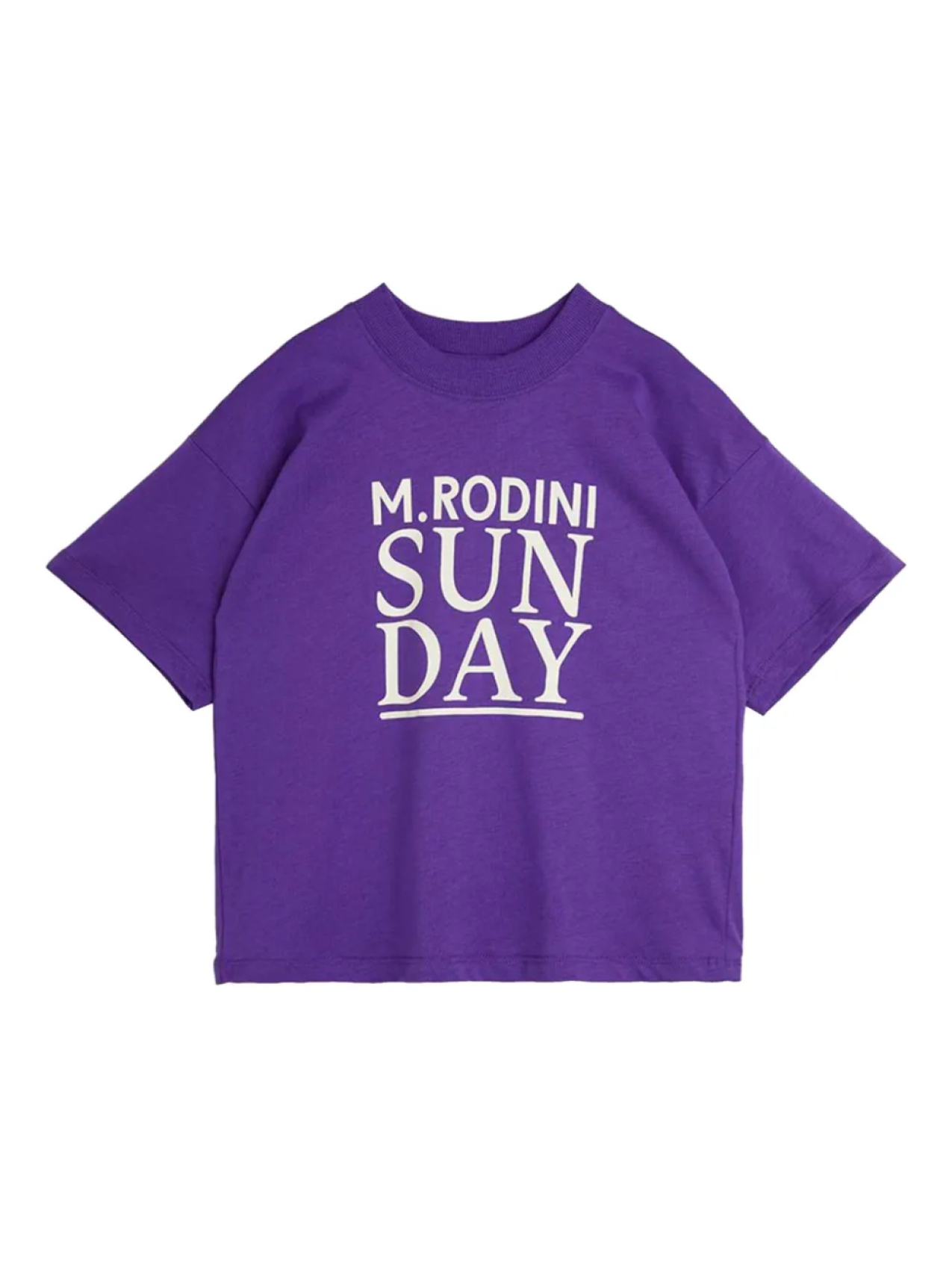 

Футболка с логотипом Mini Rodini, фиолетовый