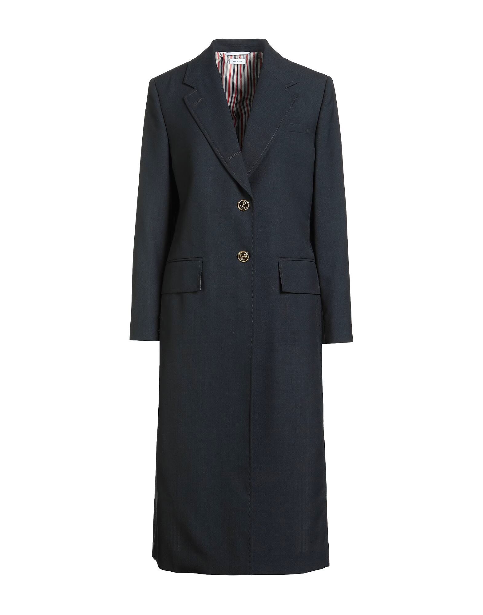 

Пальто Thom Browne, темно-синий