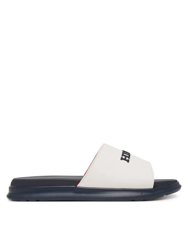 Tommy Hilfiger Сандалии Hilfiger Pool Slide Dual Density FM0FM05797 белые