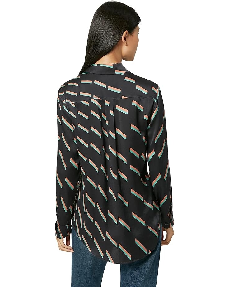 

Блуза EQUIPMENT Signature Printed Blouse, цвет Eclipse Multi