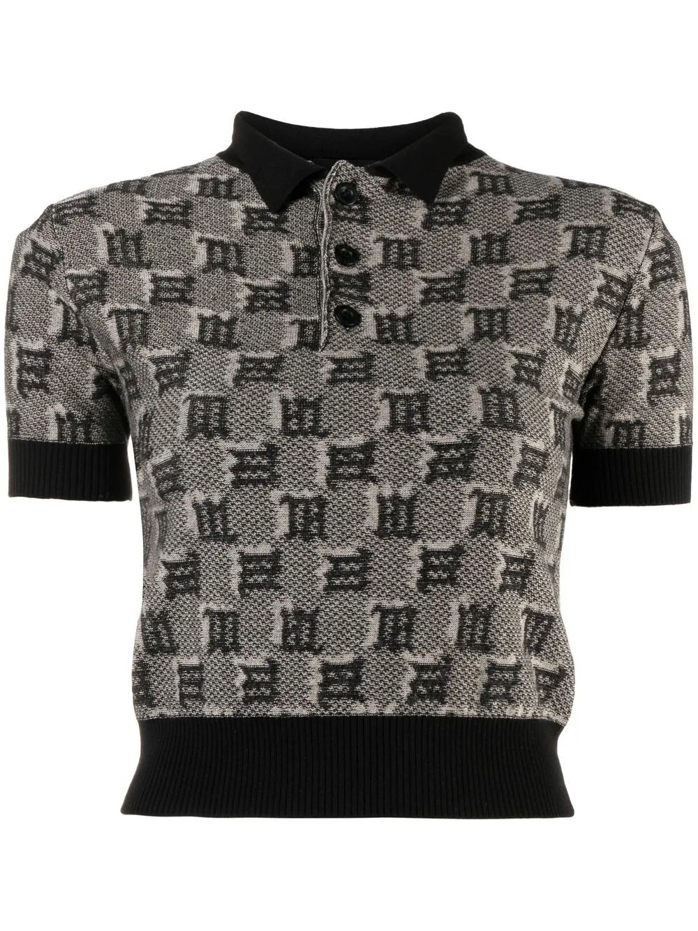 

Топ с монограммой Misbhv, коричневый