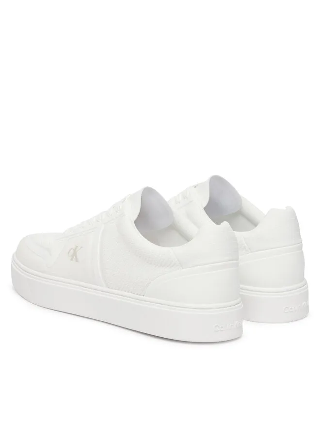 Calvin Klein Кроссовки Classic Cups Laceup Knit HM0HM02130 белые — фото 3