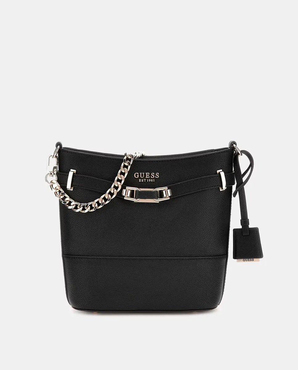 

Сумка с длинной цепочной ручкой Guess, черный