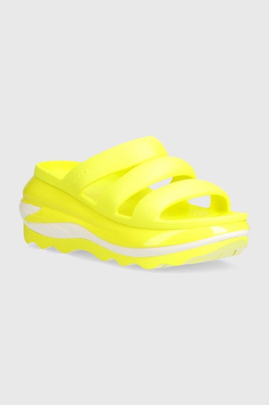 

Шлепанцы Mega Crush с тройными ремешками Crocs, зеленый
