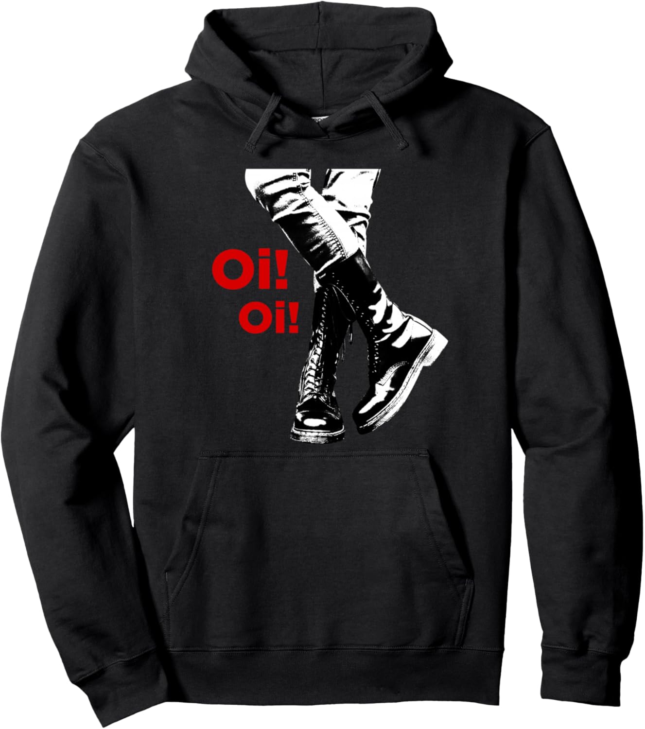 

Худи в стиле Oi Oi для скинхедов, ска, стрит-панка и хардкор-панка Punks & Skins Ltd, черный