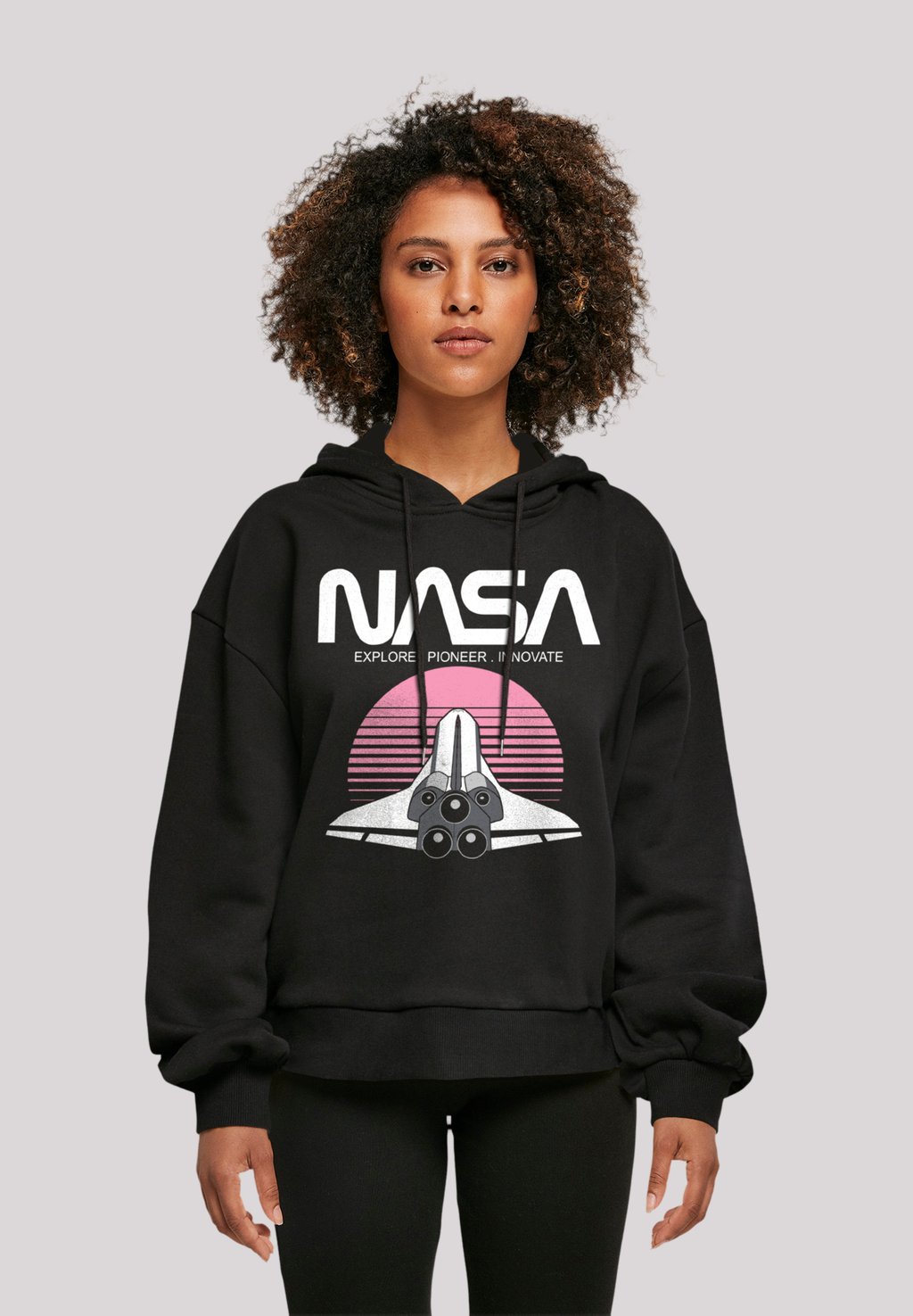 

Толстовка NASA SPACE SHUTTLE SUNSET OVERSIZE - Hoodie F4NT4STIC, черный