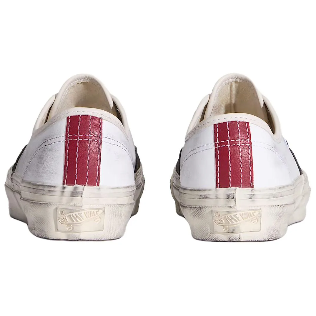 Vans Premium Authentic Low top Skateboard Shoes Unisex White Black — фото 4