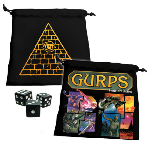 

Игровые кубики Gurps 4Th Edition Dice Bag