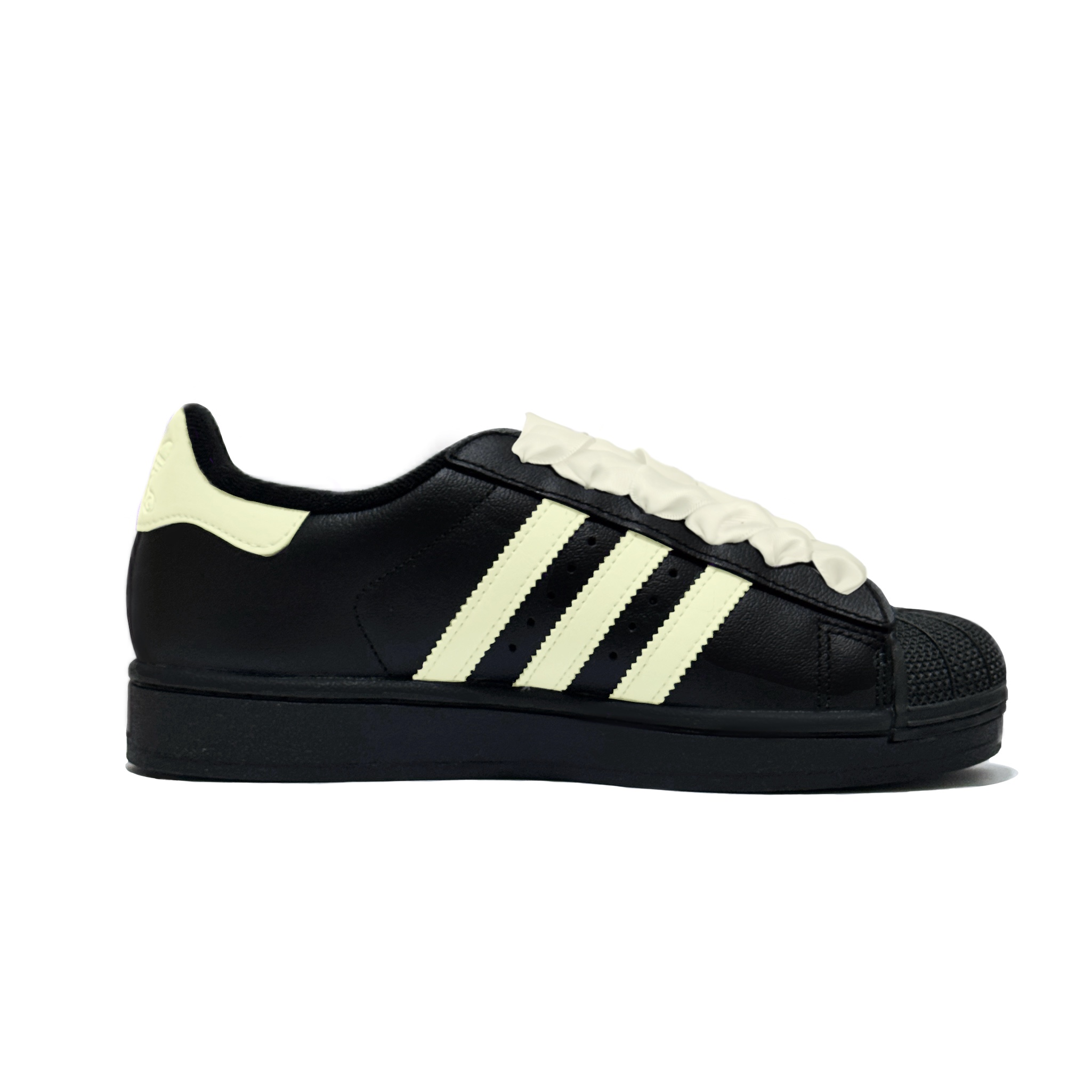 Adidas Originals Детские кроссовки для скейтбординга Superstar 2 с нескользящей подошвой и дышащими свойствами, желтые, для подростков — фото 2
