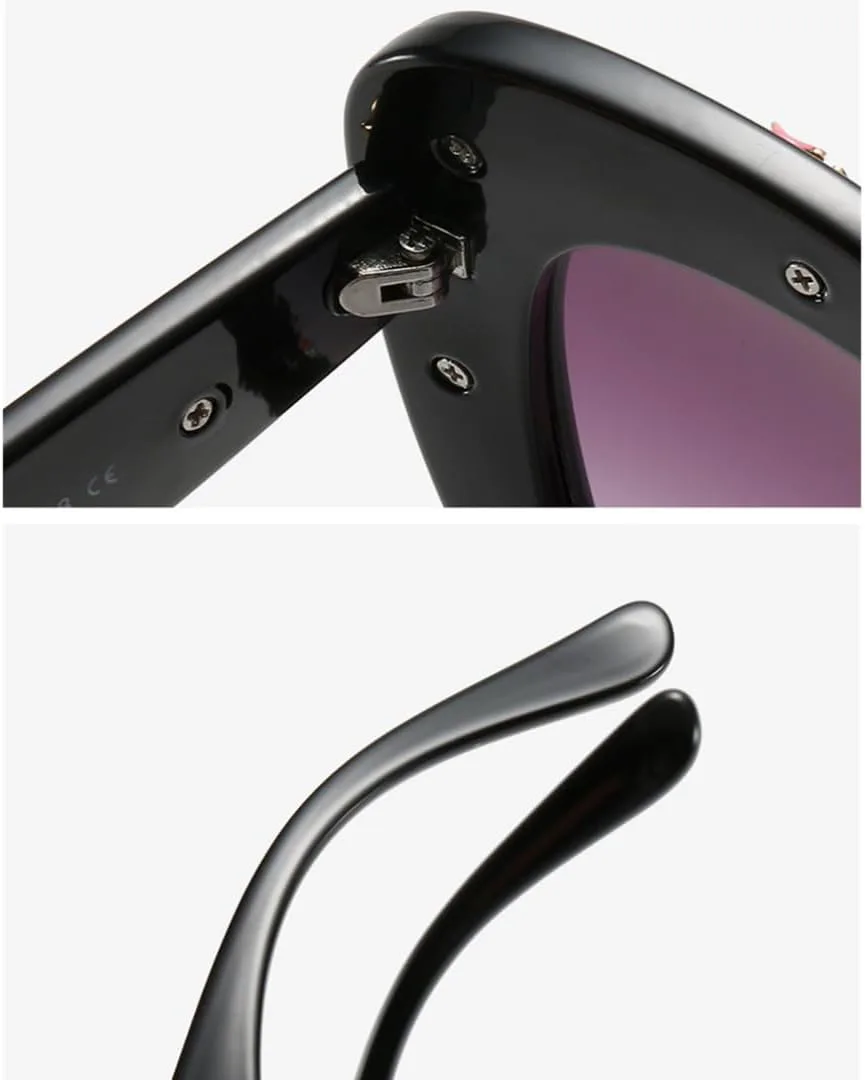 

Винтажные солнцезащитные очки «кошачий глаз» для женщин, роскошные дизайнерские солнцезащитные очки, модные розовые оттенки, женский цветочный узор SZVVBKK, Green