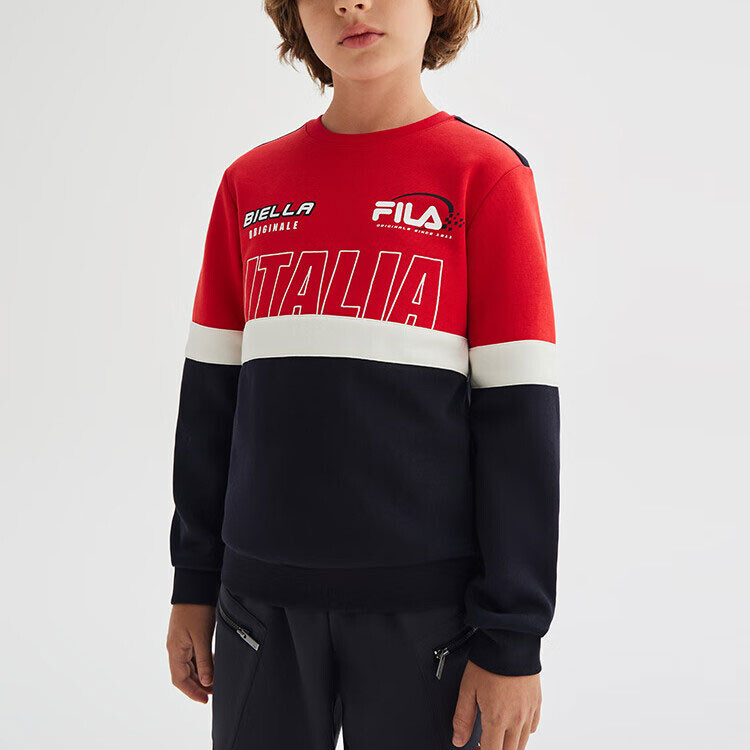 Толстовка GS Fila Kids, синий — фото 2