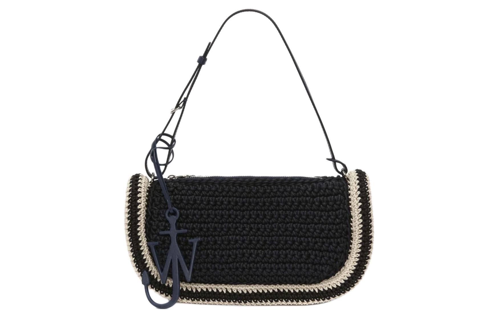 

Сумка через плечо JW Anderson Bumper 15 с элементами вязания крючком