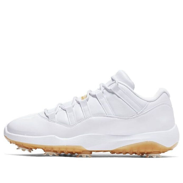 

Кроссовки 11 low golf 'metallic gold' Air Jordan, белый