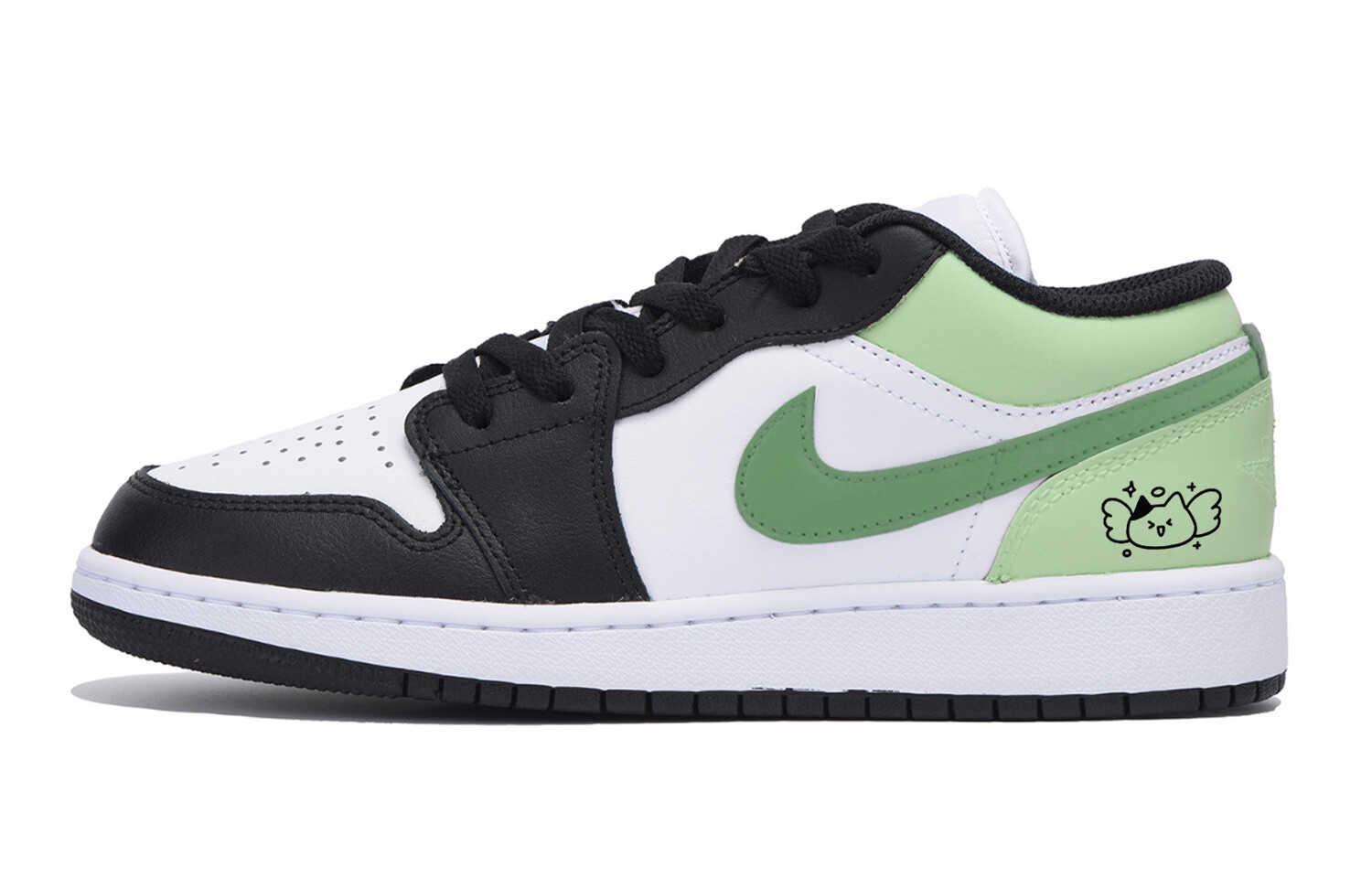 

Кроссовки Air Jordan 1 Kids' Basketball Shoes Grade School, черный