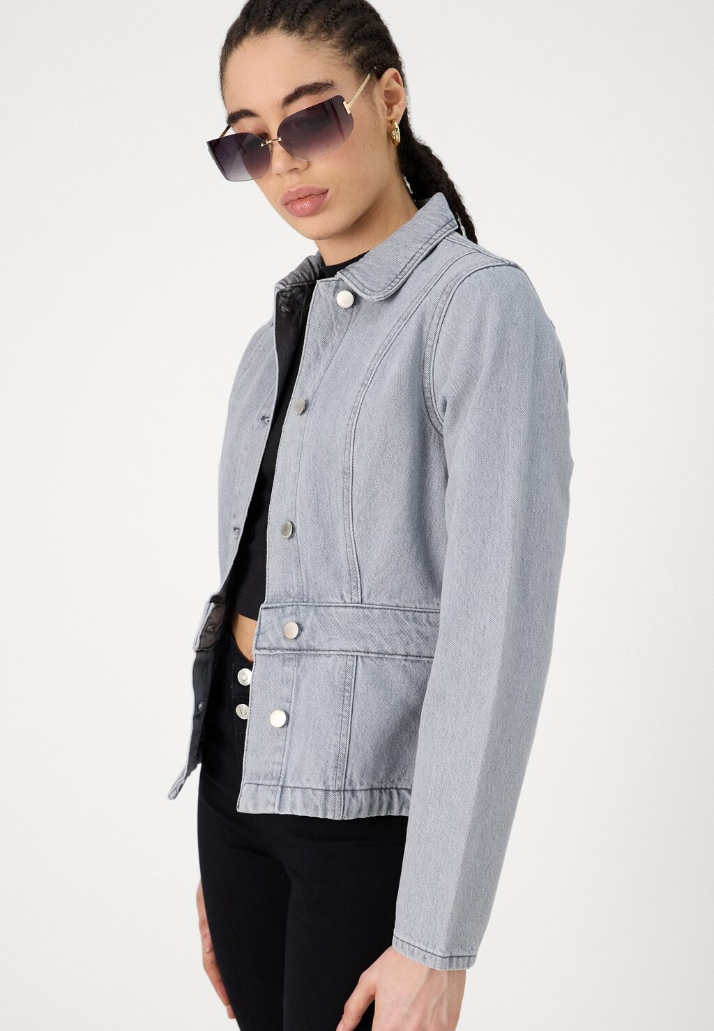 

Джинсовая куртка ONLDANA FITTED ONLY, серый деним