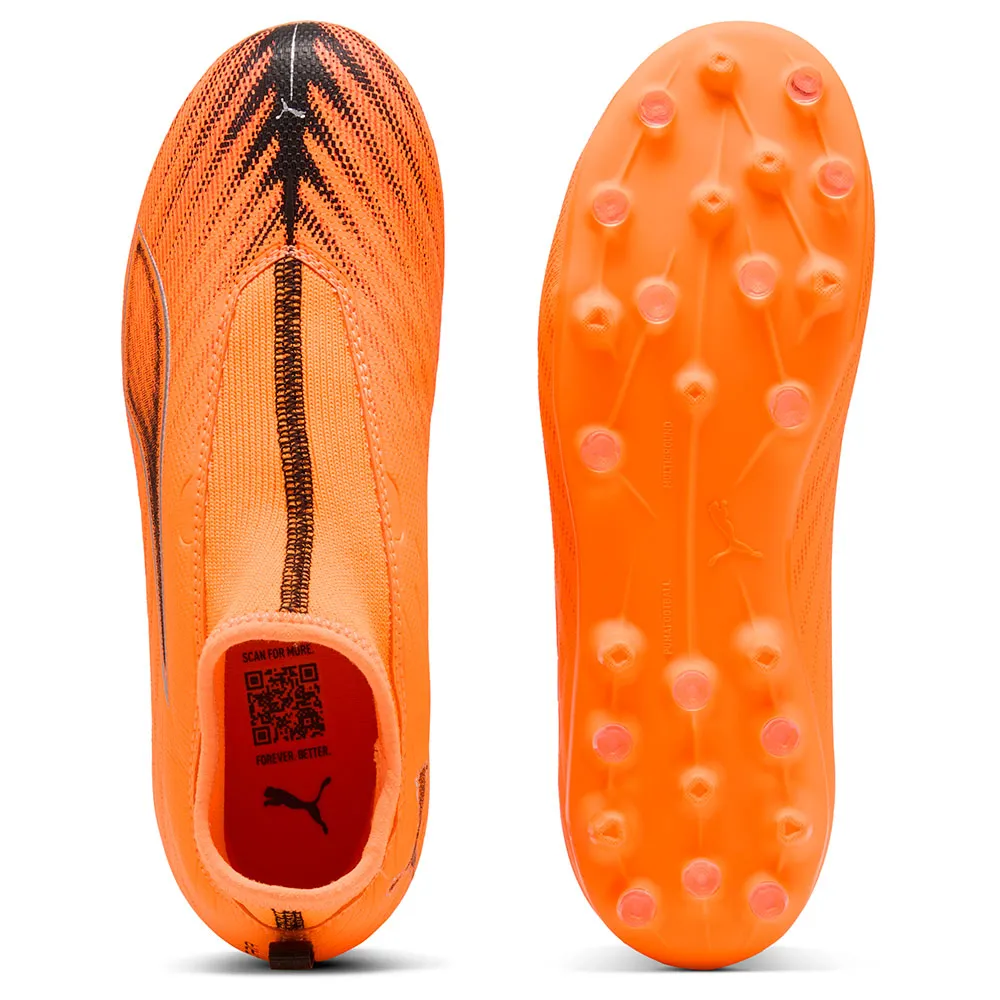 Футбольные бутсы Puma Ultra 6 Match+ LL MG infant, оранжевый — фото 2