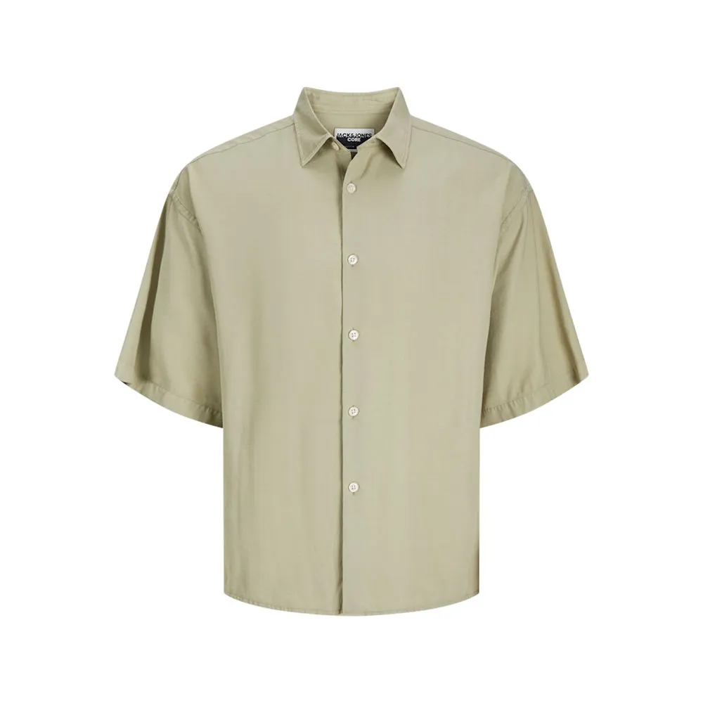 

Рубашка с коротким рукавом Jack & Jones Marshall Boxy STYD24, бежевый