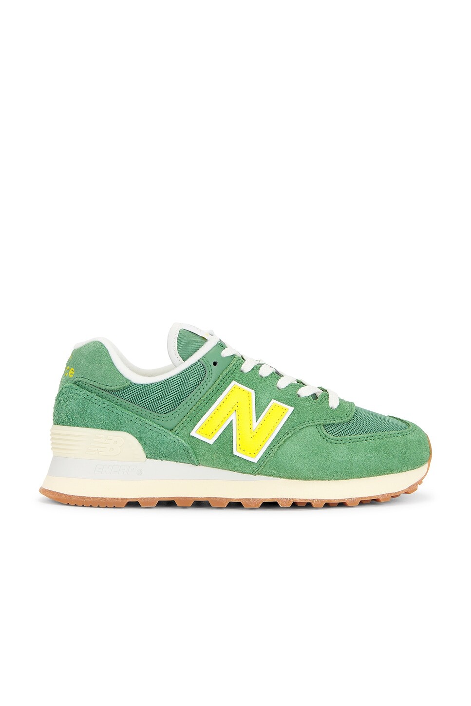 

574 кроссовки New Balance, цвет Mallard Green, Ginger Lemon, & Sea Salt