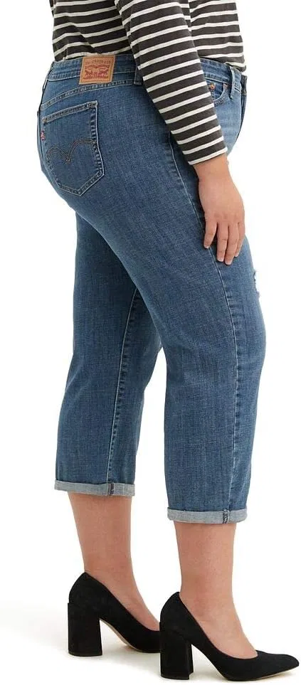 Джинсы Boyfriend Levi's, Hawaii Blue — фото 2