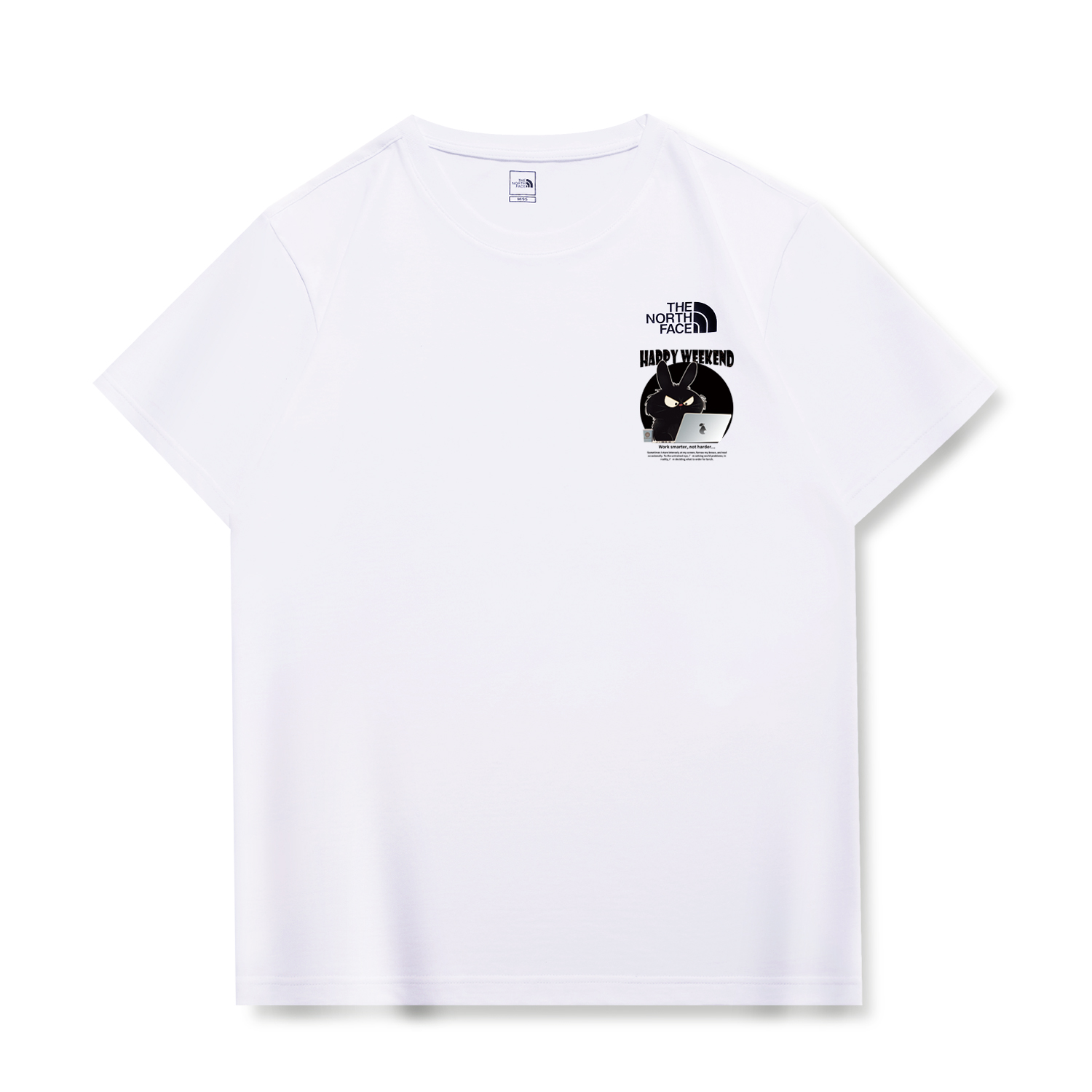 

THE NORTH FACE Футболка унисекс белая, Белый, THE NORTH FACE Футболка унисекс белая
