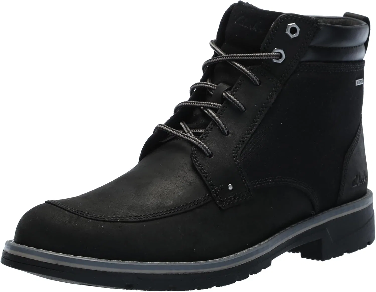 Мужские ботинки Clarks Morwell Zip Chukka, Black Leather