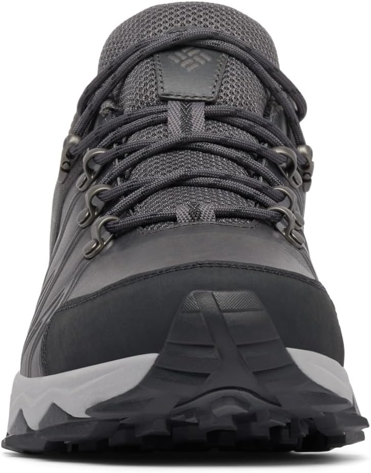 COLUMBIA Мужские треккинговые и походные ботинки Peakfreak 2 Outdry Leather Low Rise, Ti Grey Steel Dark Grey 2023 — фото 3