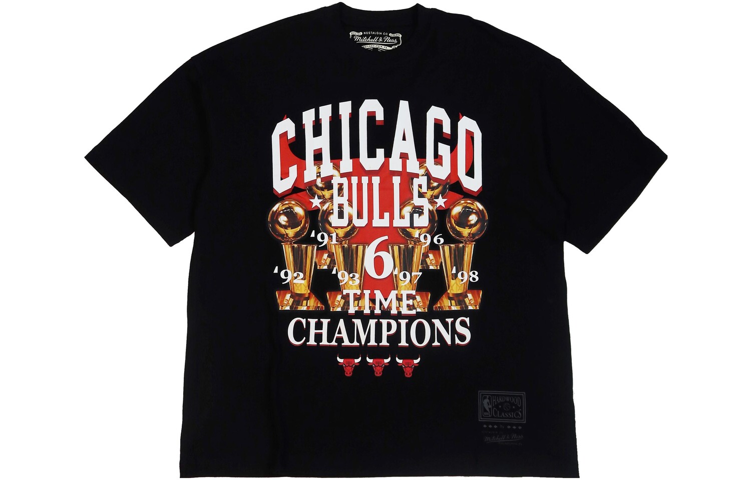 

Футболка унисекс черная Mitchell & Ness, черный